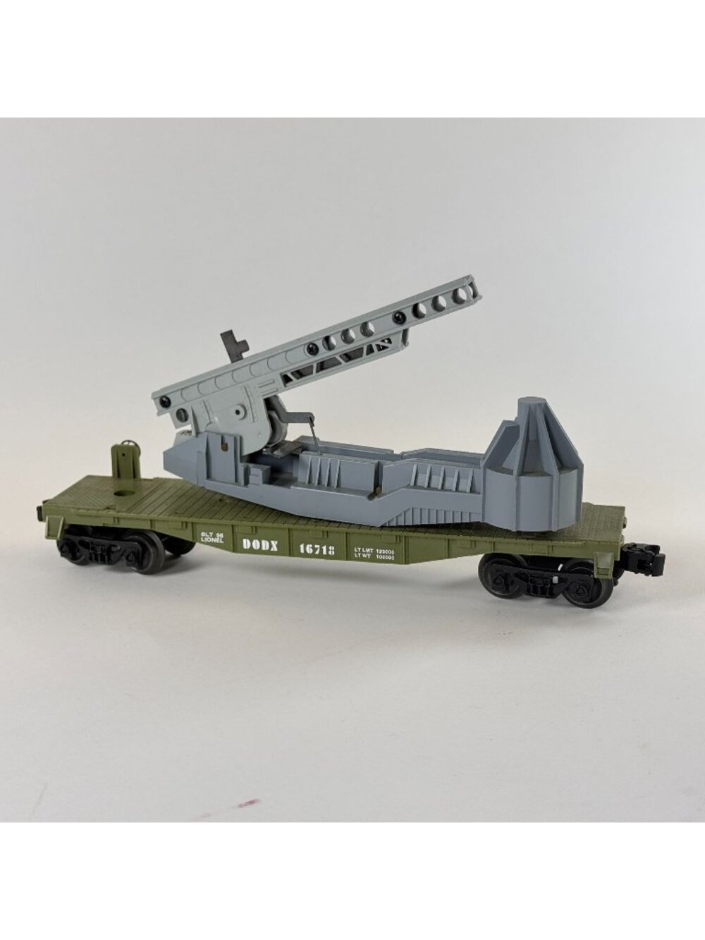 Lionel 6-16718 O Gauge U.S. Marine Corps Missile-Launching Ca No Missile